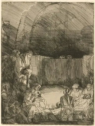 The Entombment, by Rembrandt