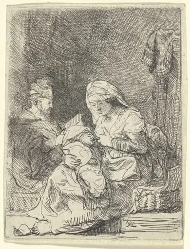 The Holy Family, by Rembrandt