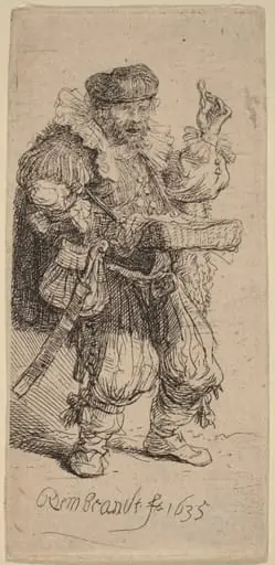 The Quacksalver, by Rembrandt