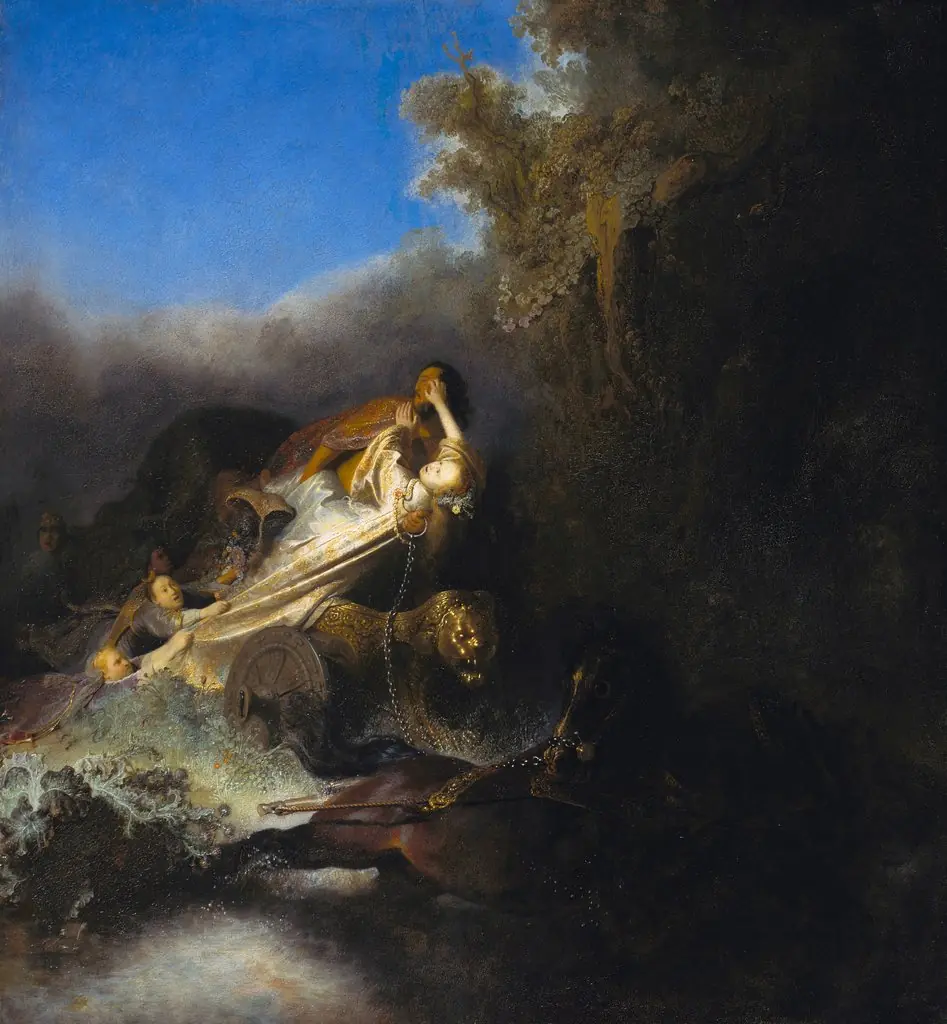 The Rape of Proserpine, by Rembrandt
