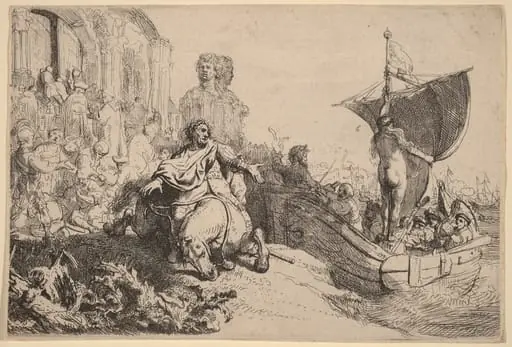 The Ship of Fortune, by Rembrandt