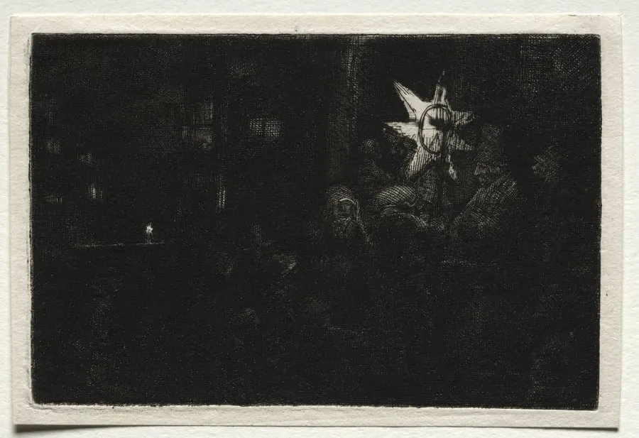 The Star of Kings: A Night Piece, by Rembrandt, 1651
