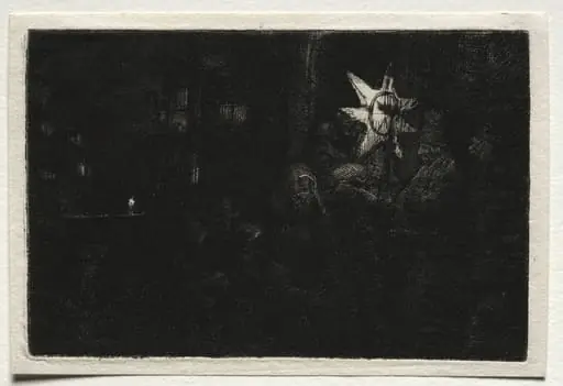 The Star of Kings: A Night Piece, by Rembrandt