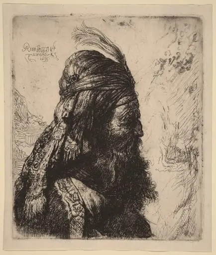 The Third Oriental Head, by Rembrandt