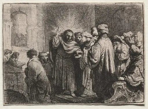 The Tribute Money, by Rembrandt