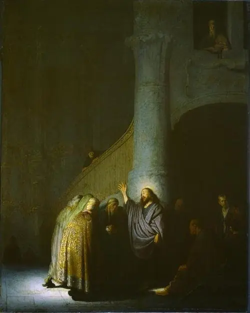 The Tribute Money, by Rembrandt, 1631