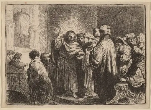 The Tribute Money, by Rembrandt