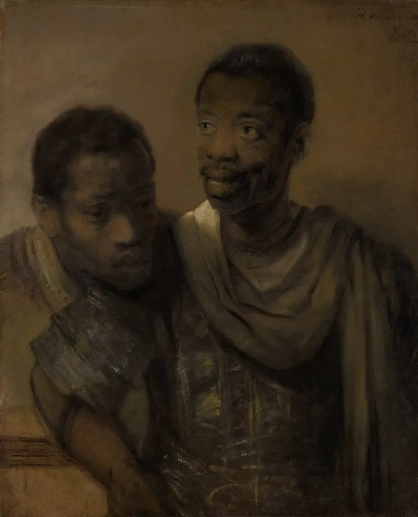 Two African men, by Rembrandt
