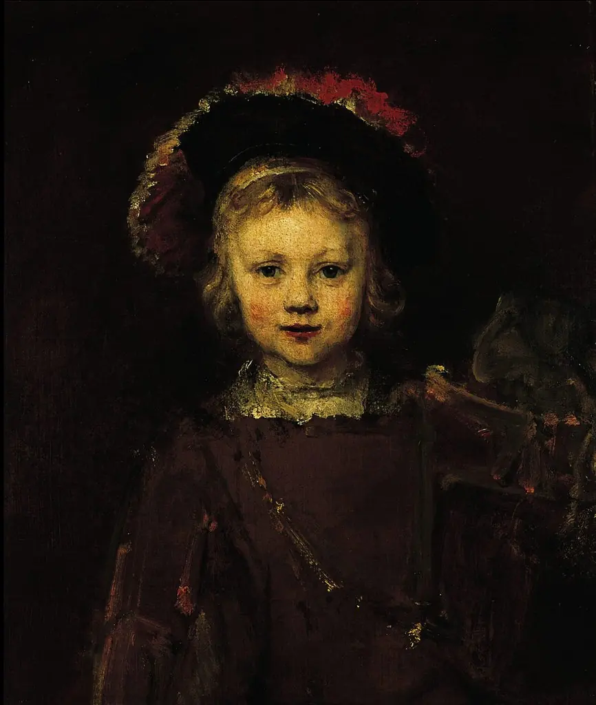 Unfinished Portrait of a Boy, by Rembrandt