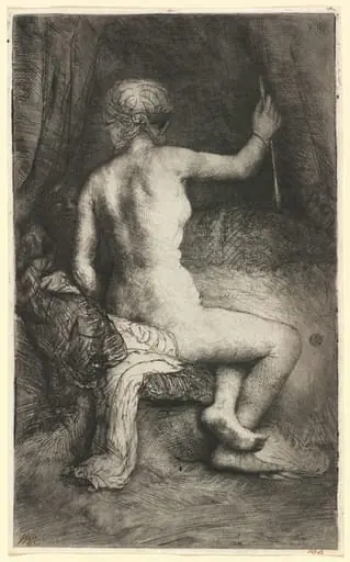 Woman with the Arrow, by Rembrandt
