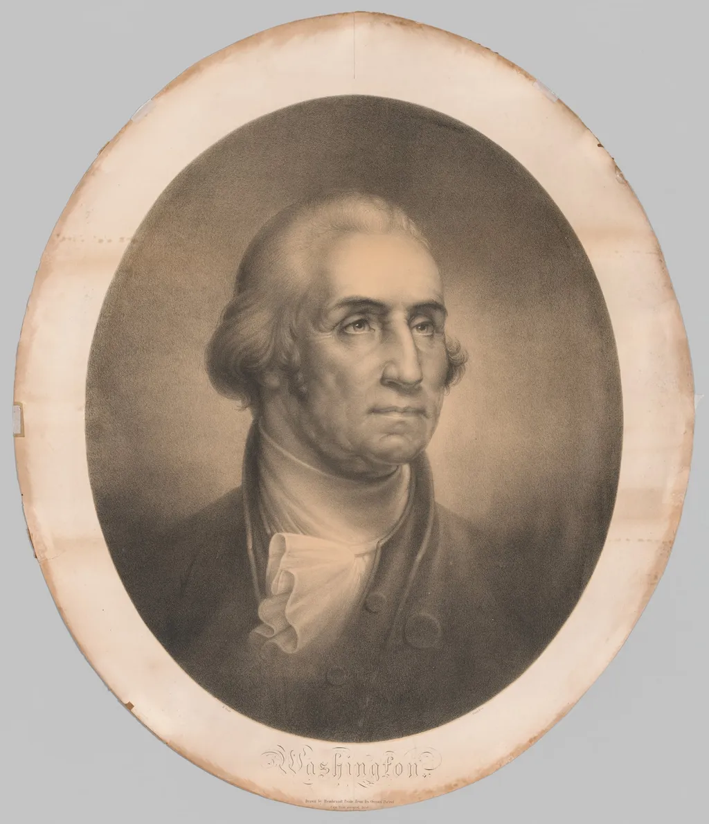 Head of George Washington, by Rembrandt Peale, 1856