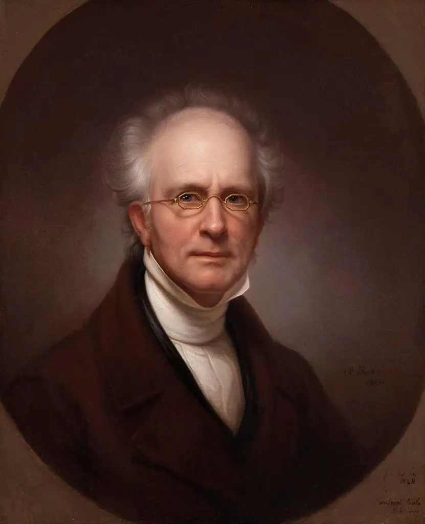 Self-Portrait, by Rembrandt Peale, 1846
