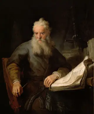 Apostle Paul, by Rembrandt van Rijn