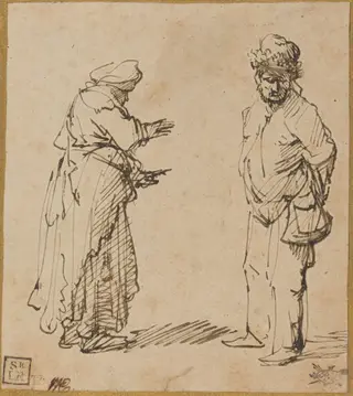 Beggar Man and Woman, by Rembrandt van Rijn