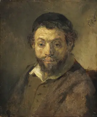 Bust of a Young Jew, by Rembrandt van Rijn
