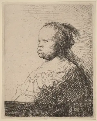 Bust of an African Woman, by Rembrandt van Rijn