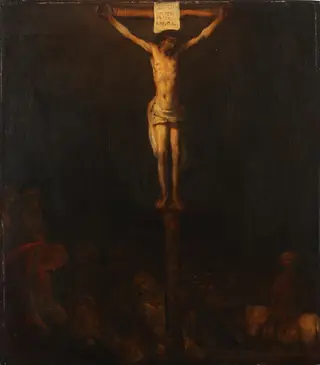 Crucifixion, by Rembrandt van Rijn