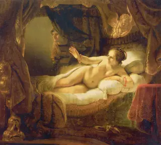 Danaë, by Rembrandt van Rijn
