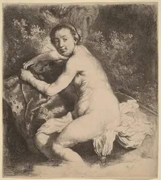 Diana at the Bath, by Rembrandt van Rijn