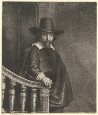 Ephraim Bonus, by Rembrandt van Rijn