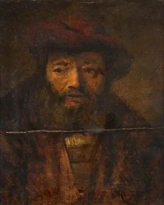 Head of a Bearded Man, by Rembrandt van Rijn