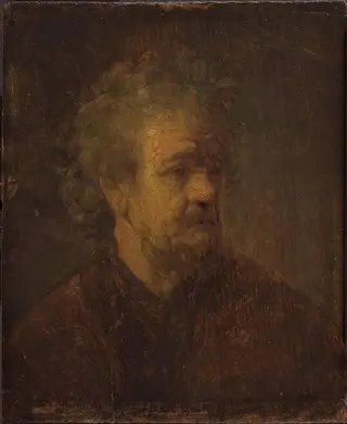 Head of an Old Man, by Rembrandt van Rijn