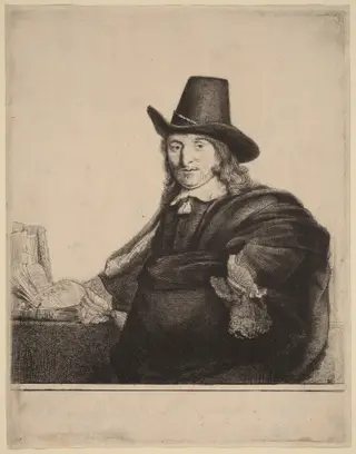 Jan Asselijn, by Rembrandt van Rijn