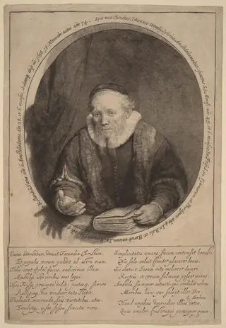 Jan Cornelisz. Sylvius, by Rembrandt van Rijn