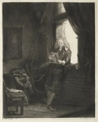 Jan Six, by Rembrandt van Rijn