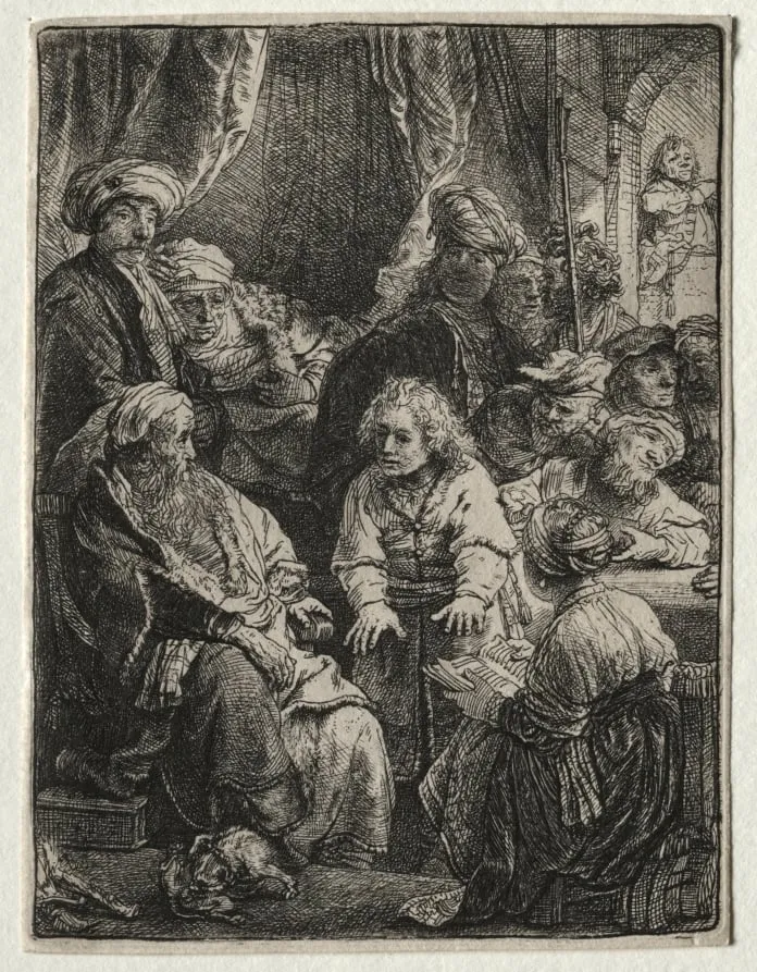 Joseph Telling his Dreams, by Rembrandt van Rijn, 1638