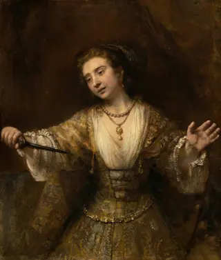 Lucretia, by Rembrandt van Rijn