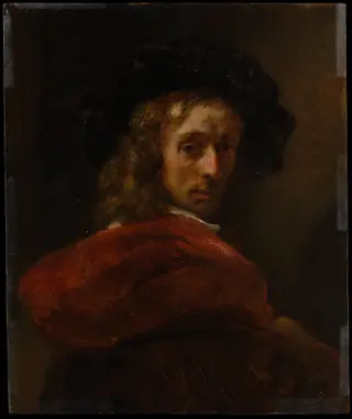 Man in a Red Cloak, by Rembrandt van Rijn
