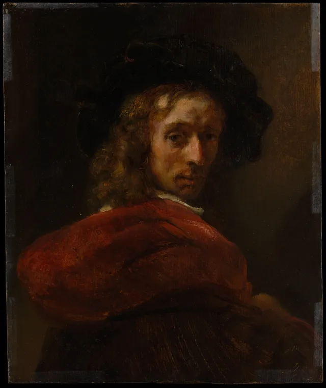 Man in a Red Cloak