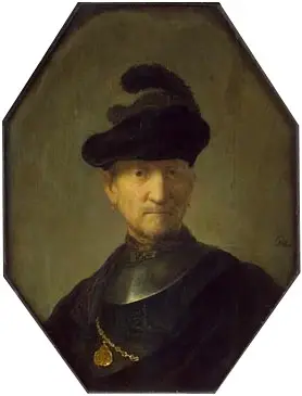 Old Soldier, by Rembrandt van Rijn, 1630
