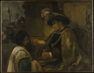 Pilate Washing His Hands, by Rembrandt van Rijn