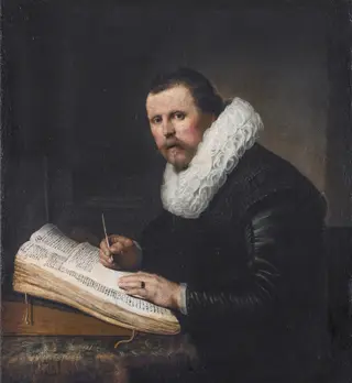Portrait of a Man at a Writing Desk, possibly Jacob Bruyningh