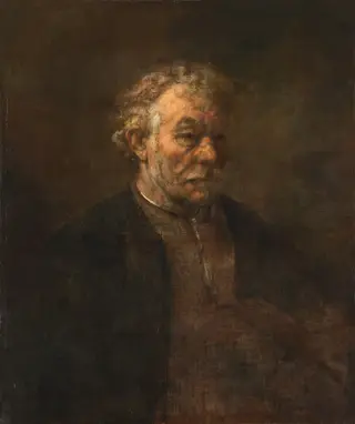 Portrait of an older man, by Rembrandt van Rijn