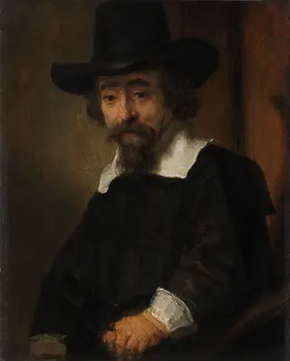 Portrait of Dr. Ephraïm Bueno, by Rembrandt van Rijn