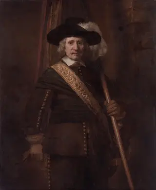 Portrait of Floris Soop, by Rembrandt van Rijn, 1654