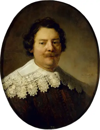 Portrait of Willem Burggraeff, husband of Maertgen van Bilderbeecq, by Rembrandt van Rijn