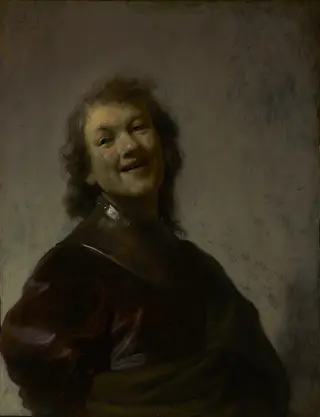 Rembrandt Laughing, by Rembrandt van Rijn