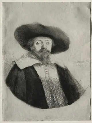 Samuel Manasseh Ben Israel, by Rembrandt van Rijn