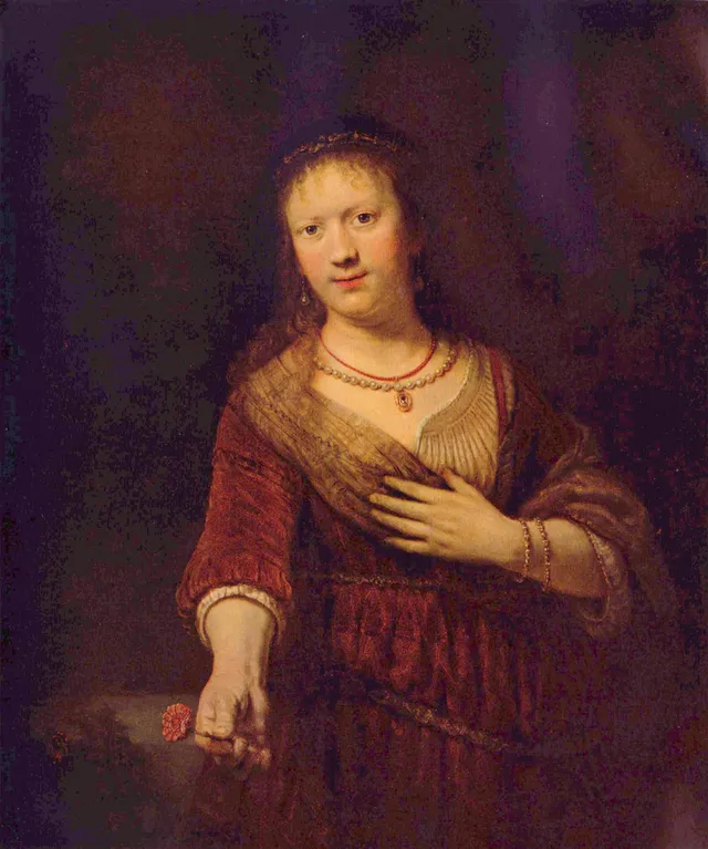 Saskia as Flora