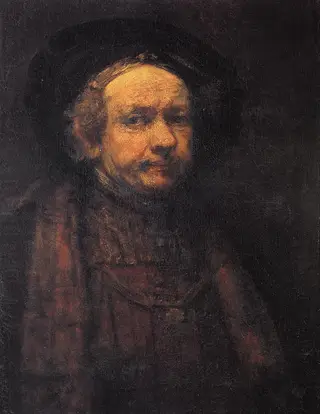 Self-portrait, by Rembrandt van Rijn