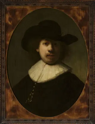 Self-portrait, by Rembrandt van Rijn