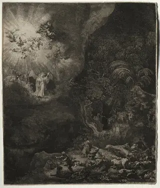 The Angel Appearing to the Shepherds