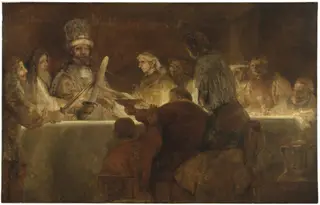 The Conspiracy of Claudius Civilis, by Rembrandt van Rijn, 1661