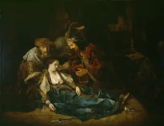 The Death of Lucretia, by Rembrandt van Rijn