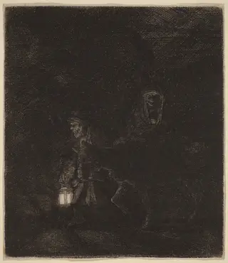 The Flight into Egypt, by Rembrandt van Rijn