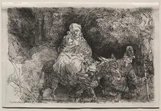The Flight into Egypt: Crossing a Brook